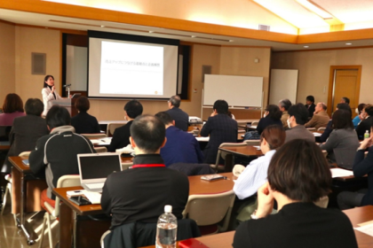 2月13日、山形県中小企業家同友会山形支部主催「SPラボ」にて、センター長富松が「強みの発想転換」をテーマに講演をさせていただきました。